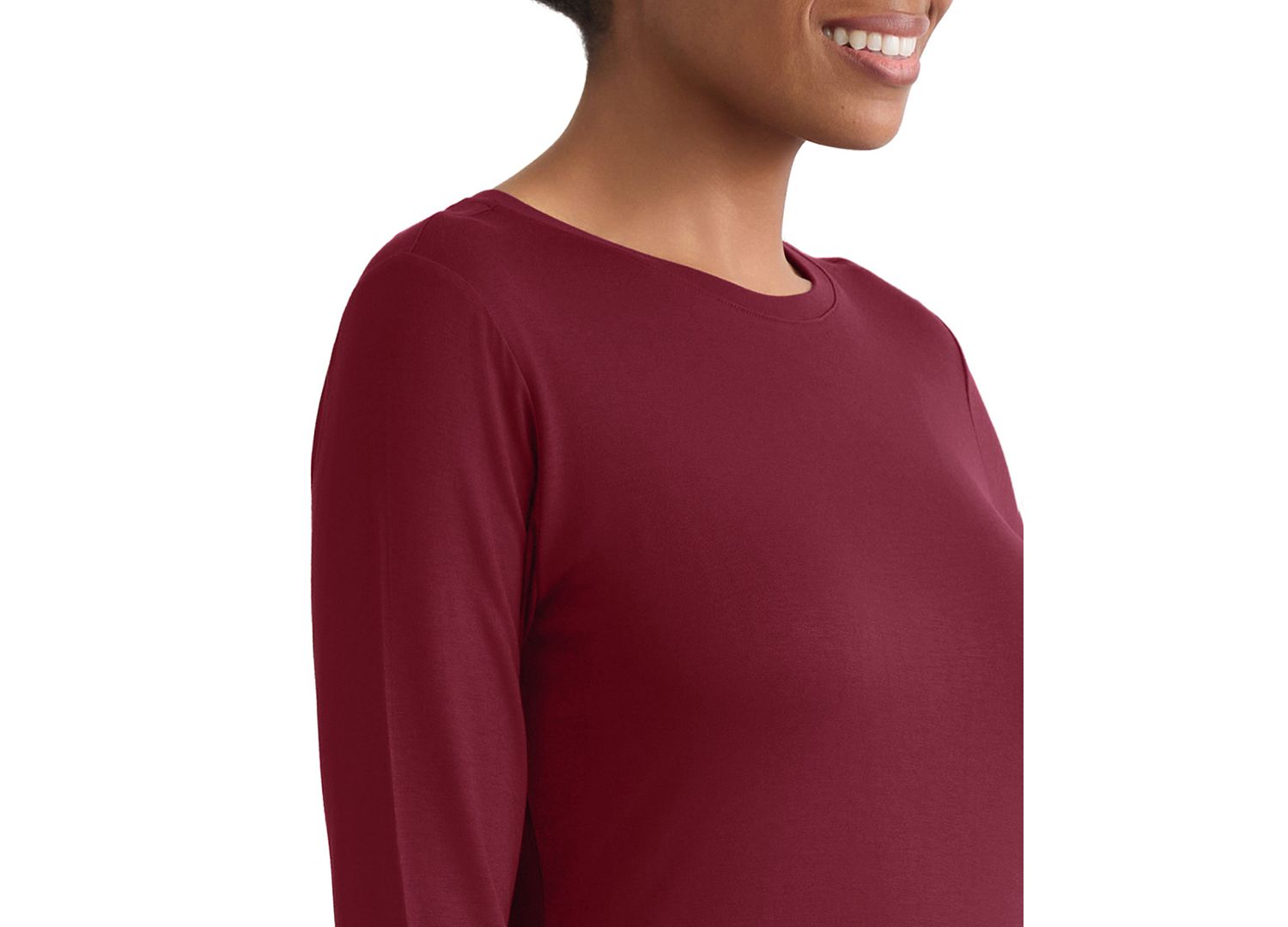 Women's Long-Sleeve Crewneck T-Shirt