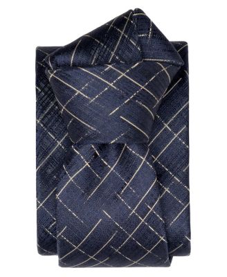 Men's Morandi Silk Jacquard Plaid Tie