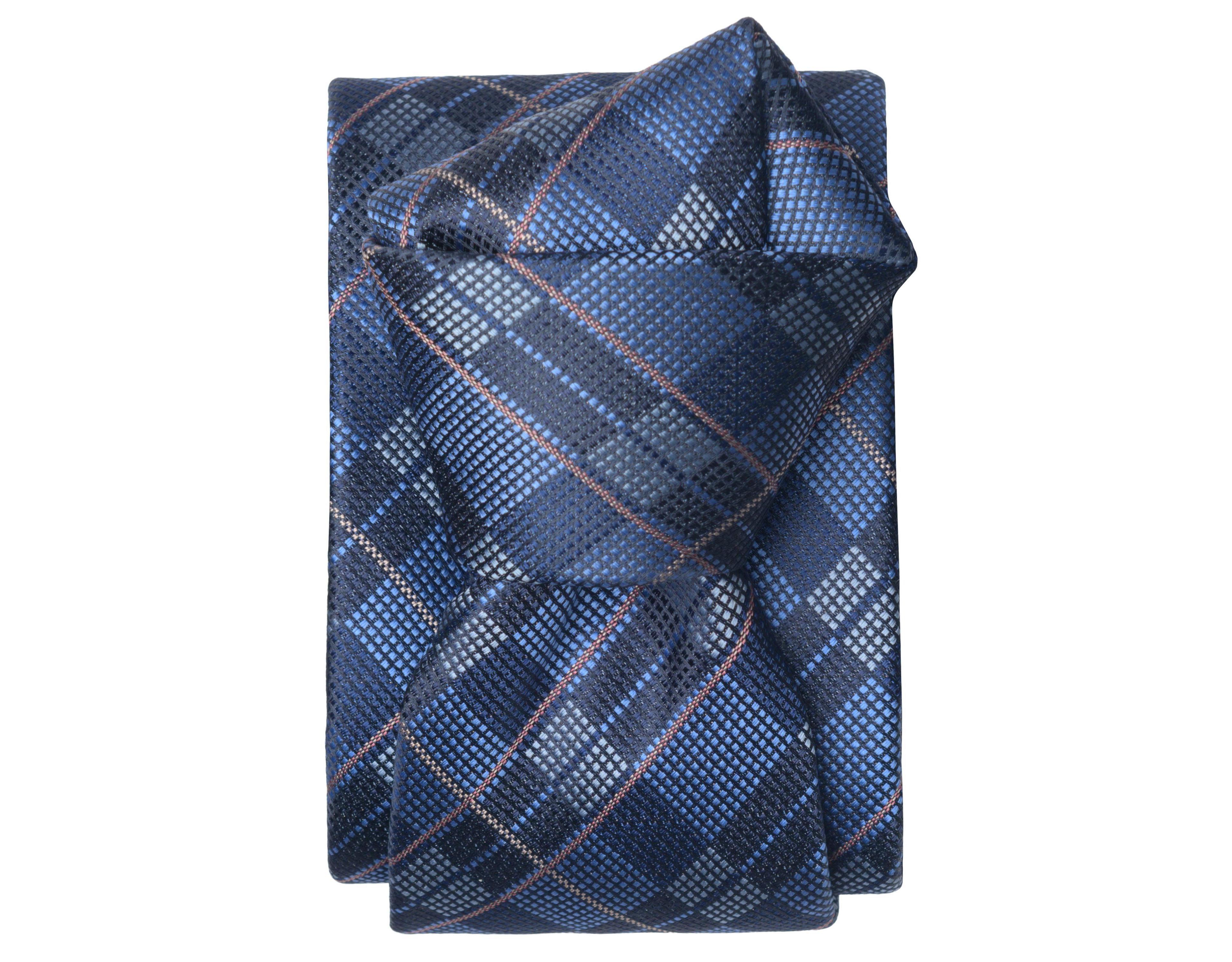Elizabetta Men's Moscato Plaid Silk Jacquard Tie