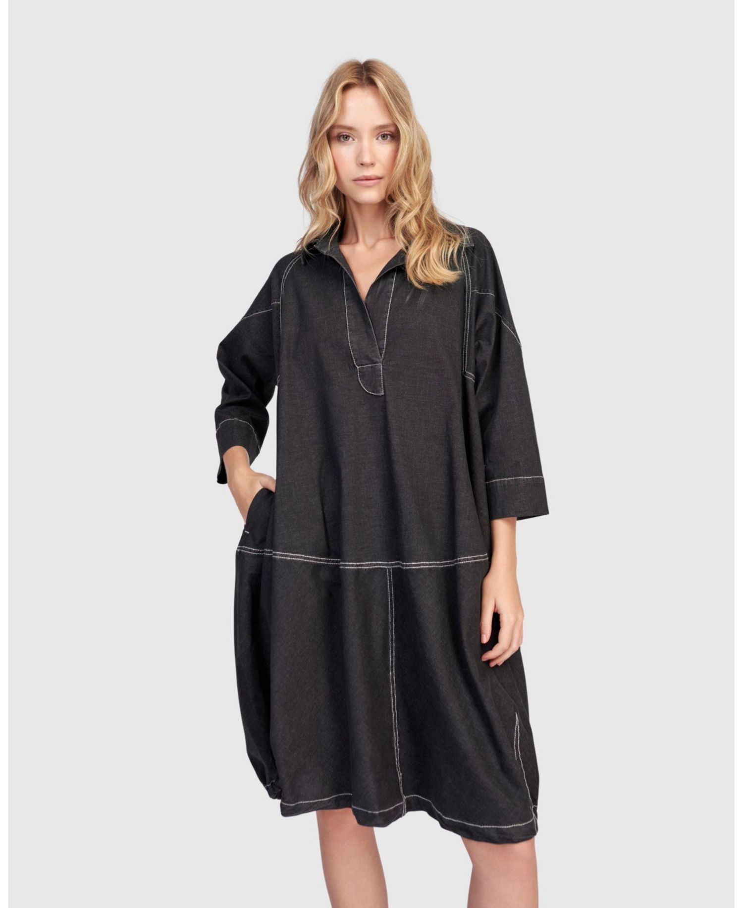 Women's Panama Oversized Shirt Dress