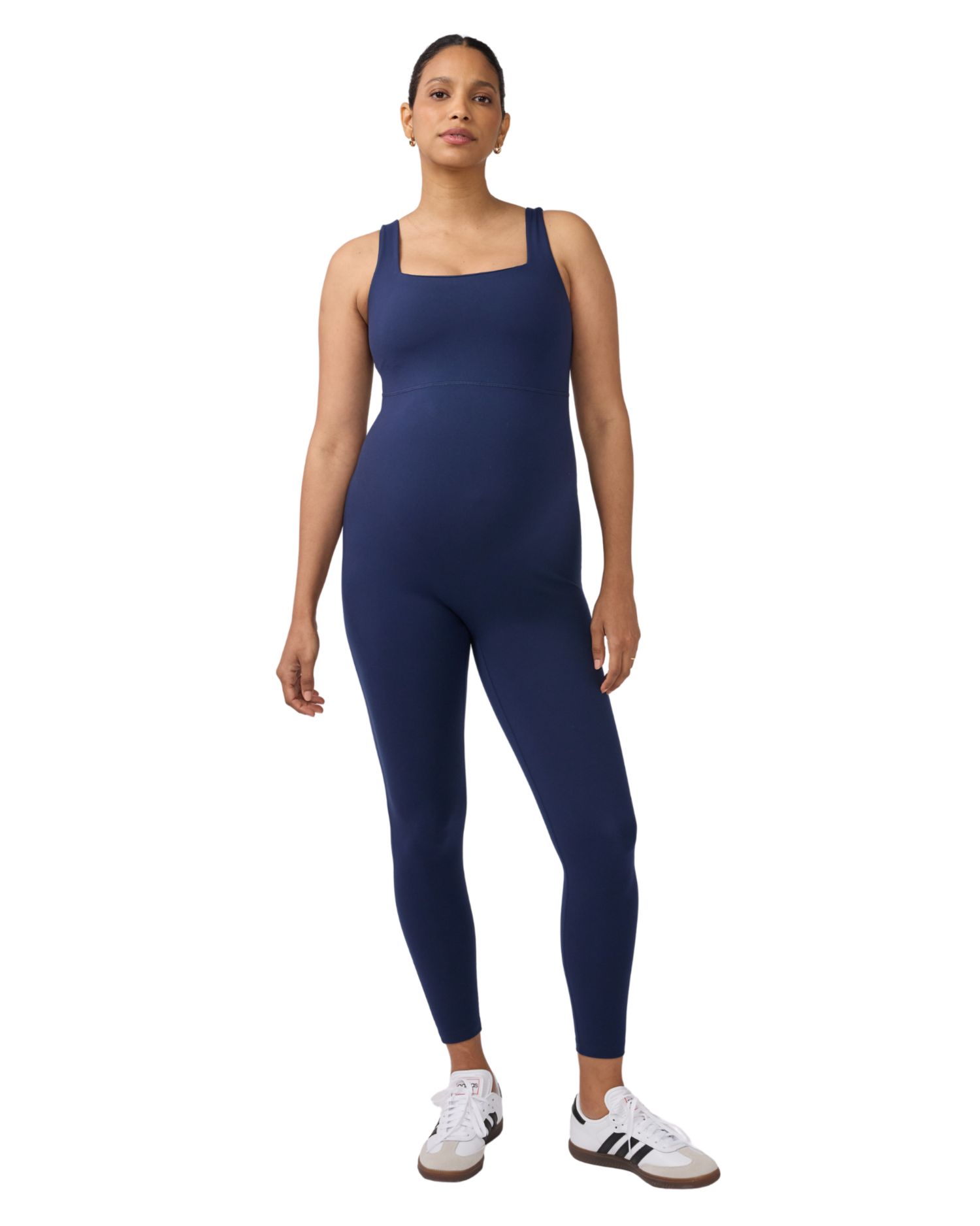 Maternity Sleeveless Knit Nursing Unitard