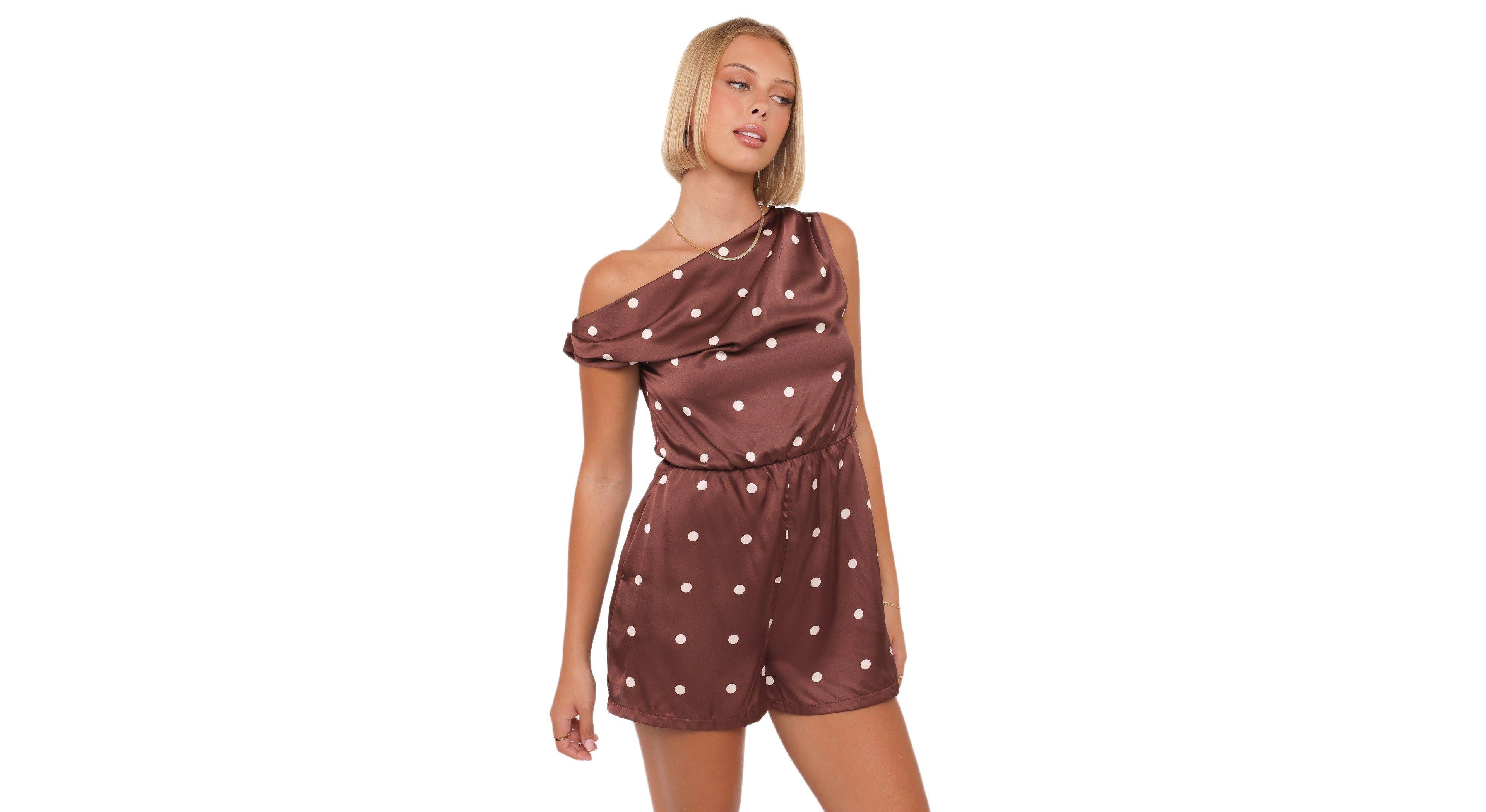 Petal and Pup Women's Cassidy One Shoulder Romper