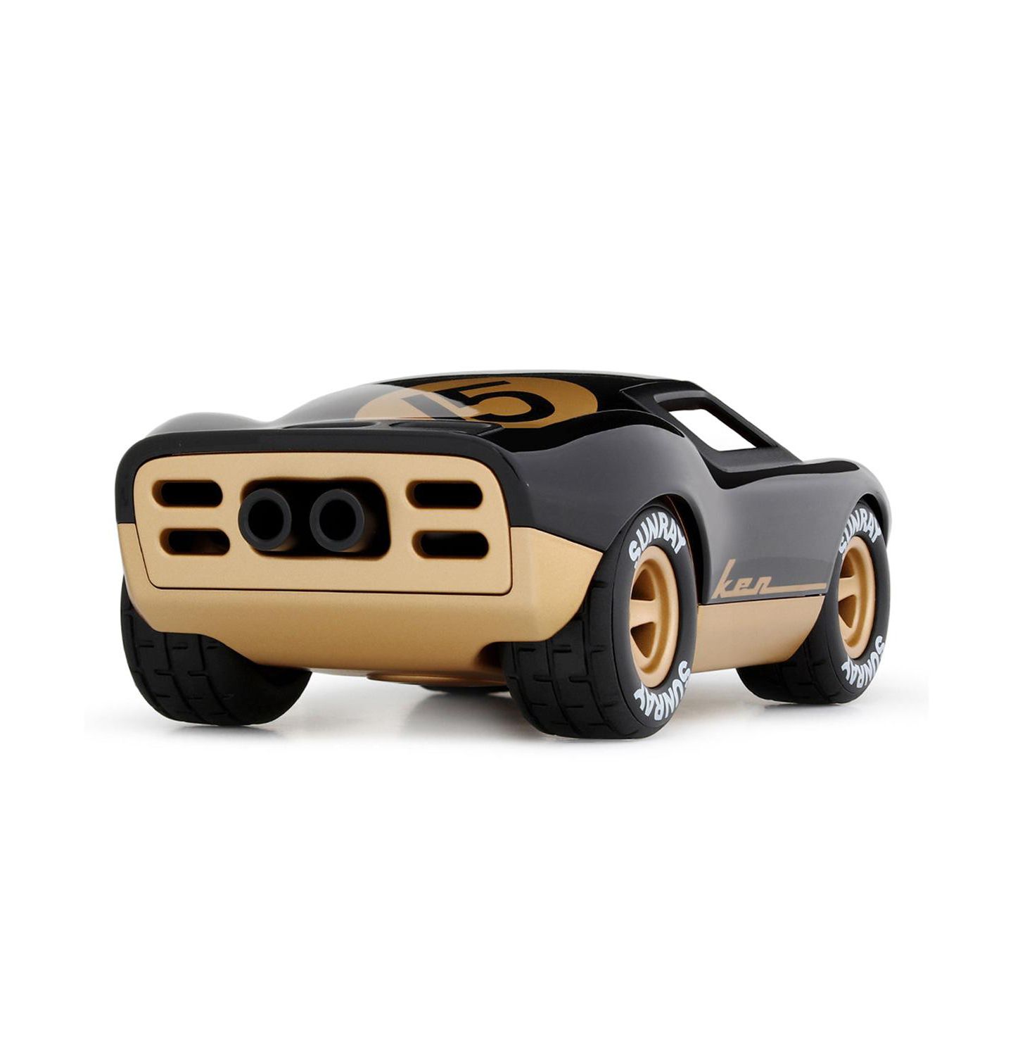 Детская игрушка Playforever Ken Classic Racing Collectible Toy Car, цвет: Чёрный — фото 3