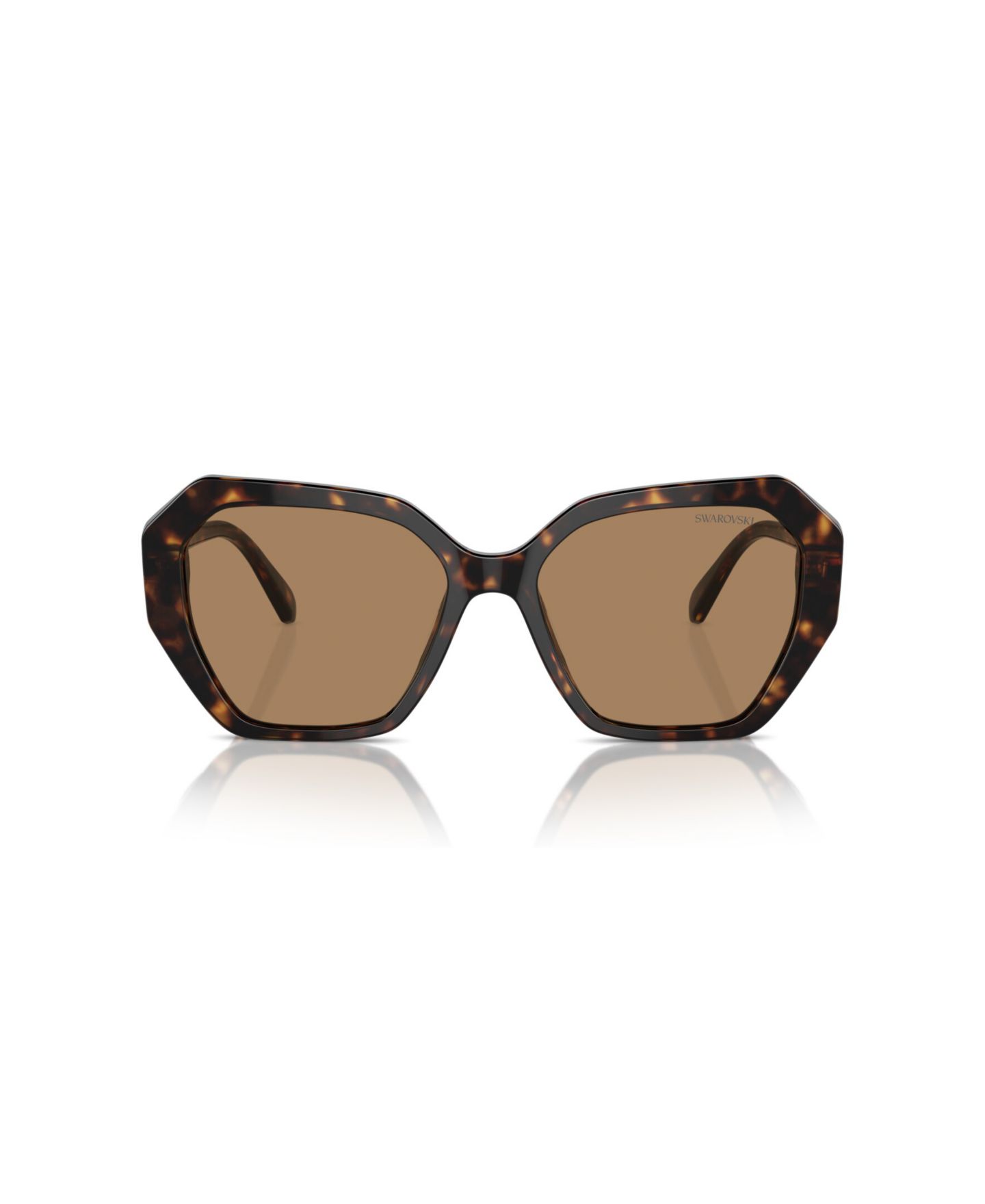 Женские солнцезащитные очки Swarovski Constella Photochromic Strass SK6017, цвет: Тёмный гавана — фото 5