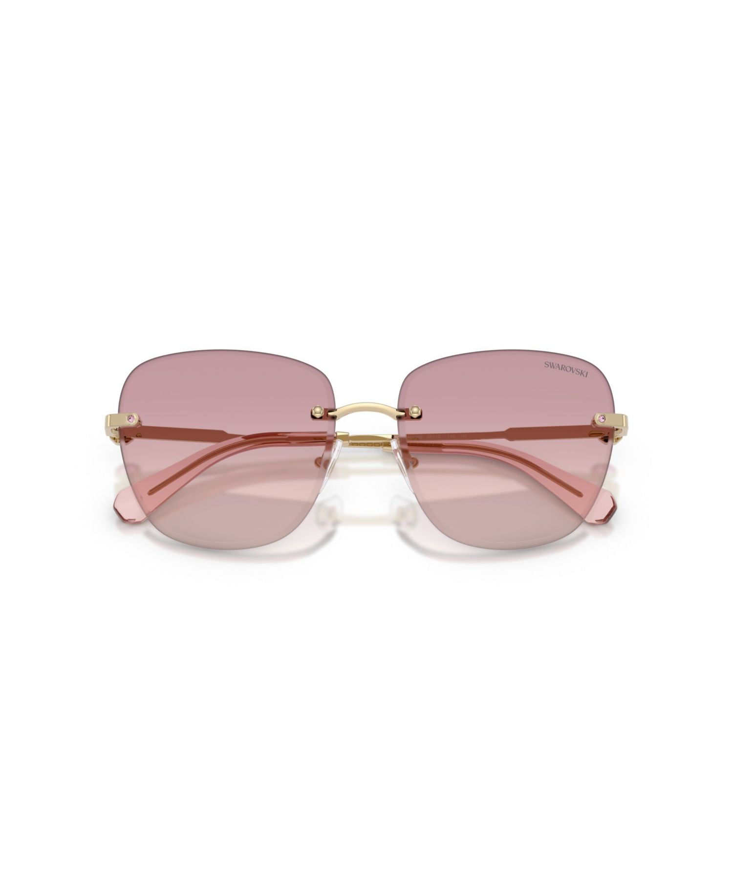 Women's Rimless Square Sunglasses SK7043