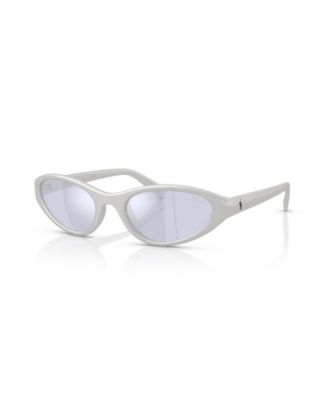 Mirrored Oval Sunglasses PH4248U