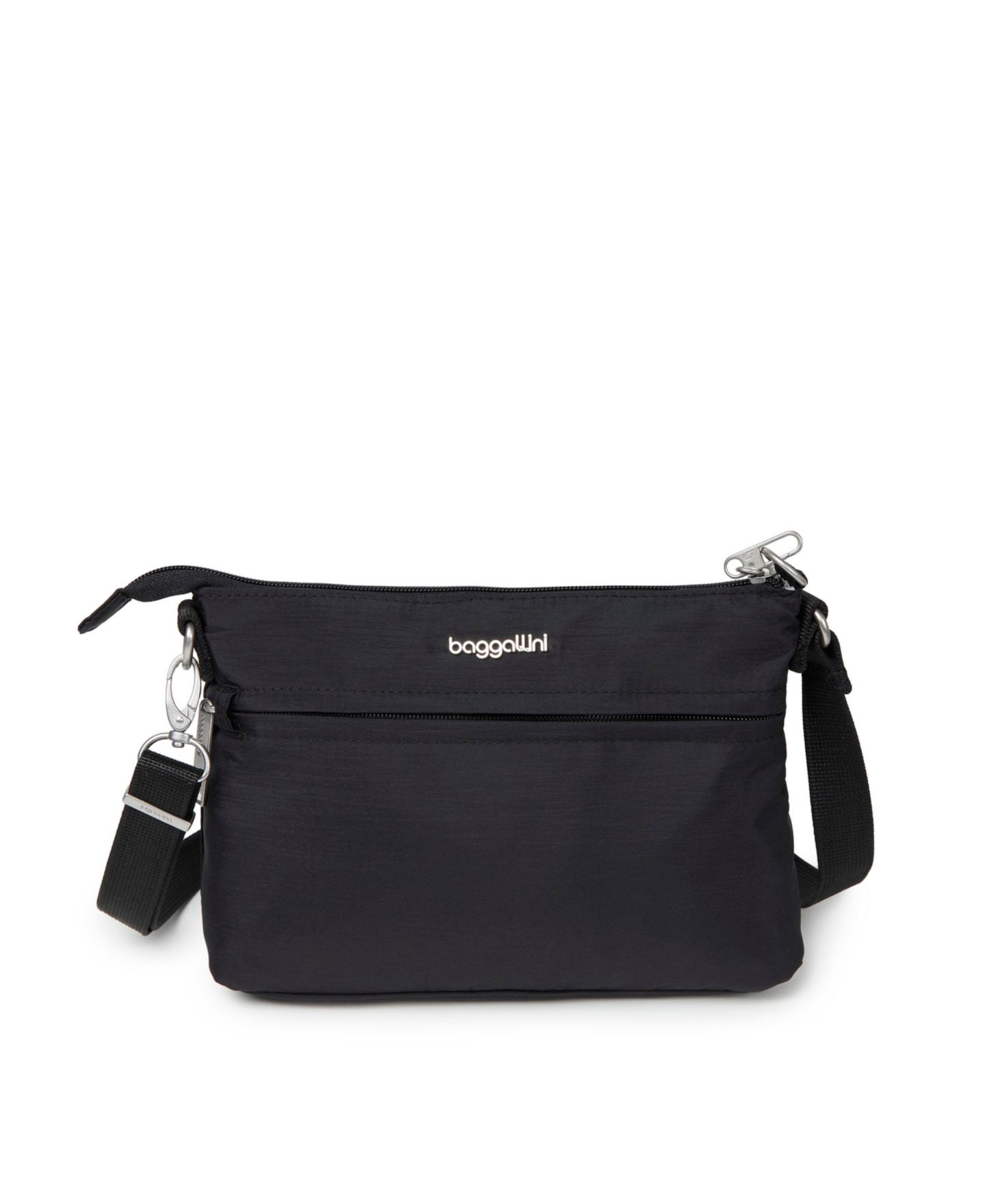 Женская сумка Baggallini Anti-Theft Memento Small Crossbody Handbag, цвет: Чёрный — фото 1