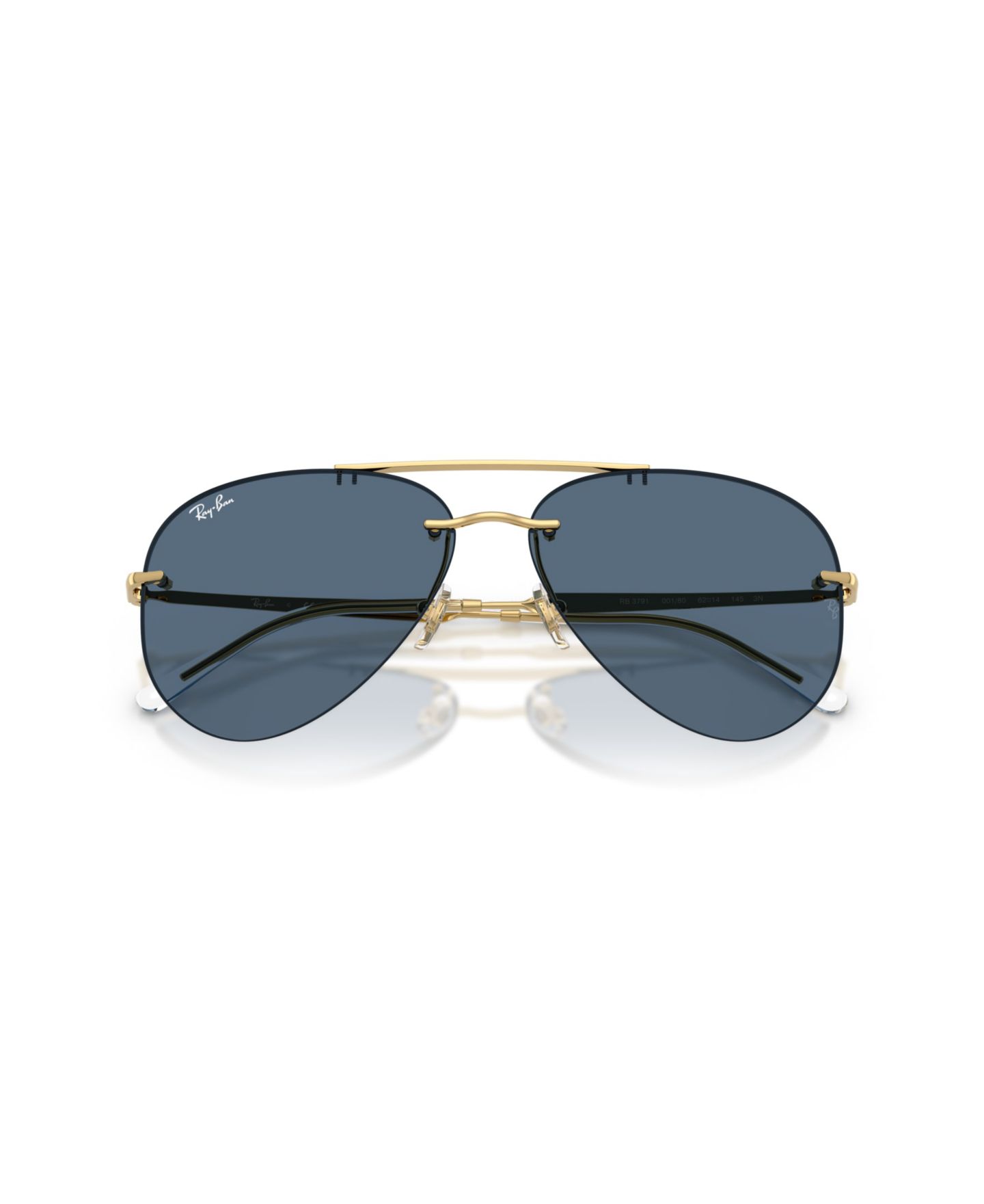 Солнцезащитные очки Ray-Ban Rimless Aviator Unisex Sunglasses RB3791, цвет: Arista — фото 6
