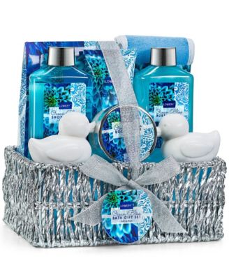 9 Piece Home Spa Ocean Bliss Body Care Gift Set