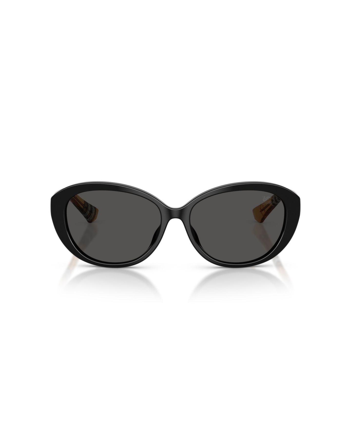 Женские прямоугольные солнцезащитные очки Burberry BE4507D «кошачий глаз», цвет: Чёрный — фото 2