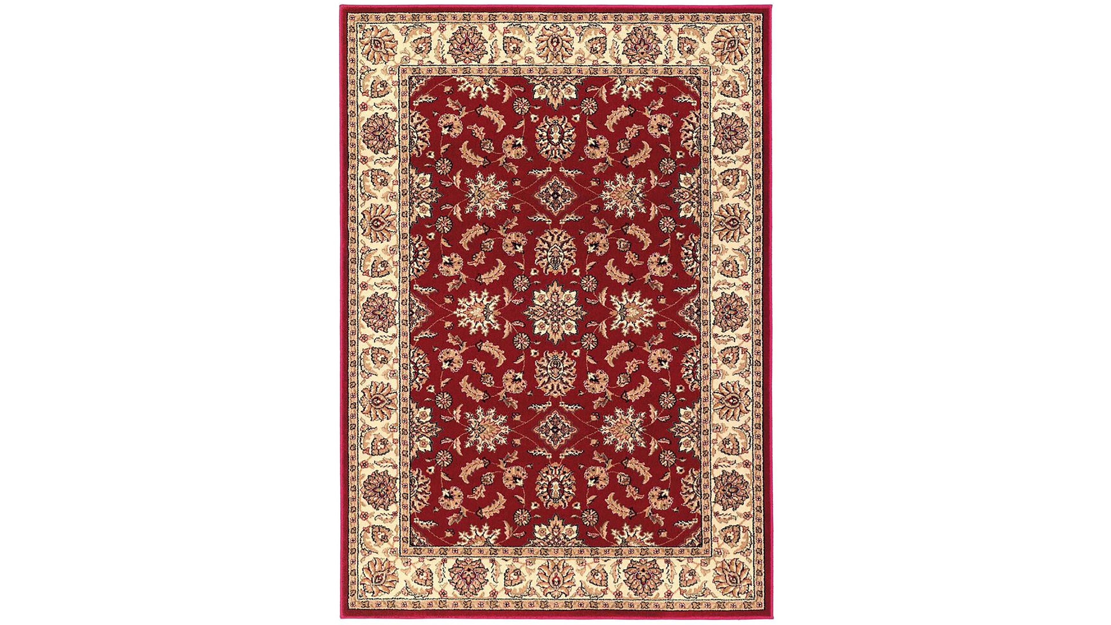 Closeout!! Km Home Pesaro Meshed Red 3'3" x 4'11" Area Rug