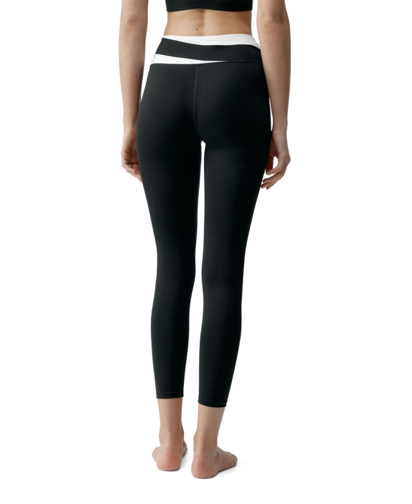 Женские леггинсы Born Living Yoga Kate Performance 7/8 Sports, цвет: Чёрный — фото 2