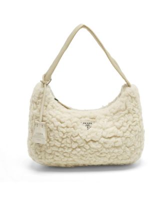 Re-Edition 2000 Shearling Small Shoulder Bag