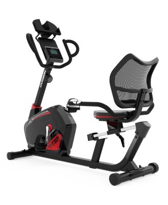 Recumbent Exercise Bike, 350 lbs Capacity, Bluetooth App and Heart Rate (HRM-B8A)