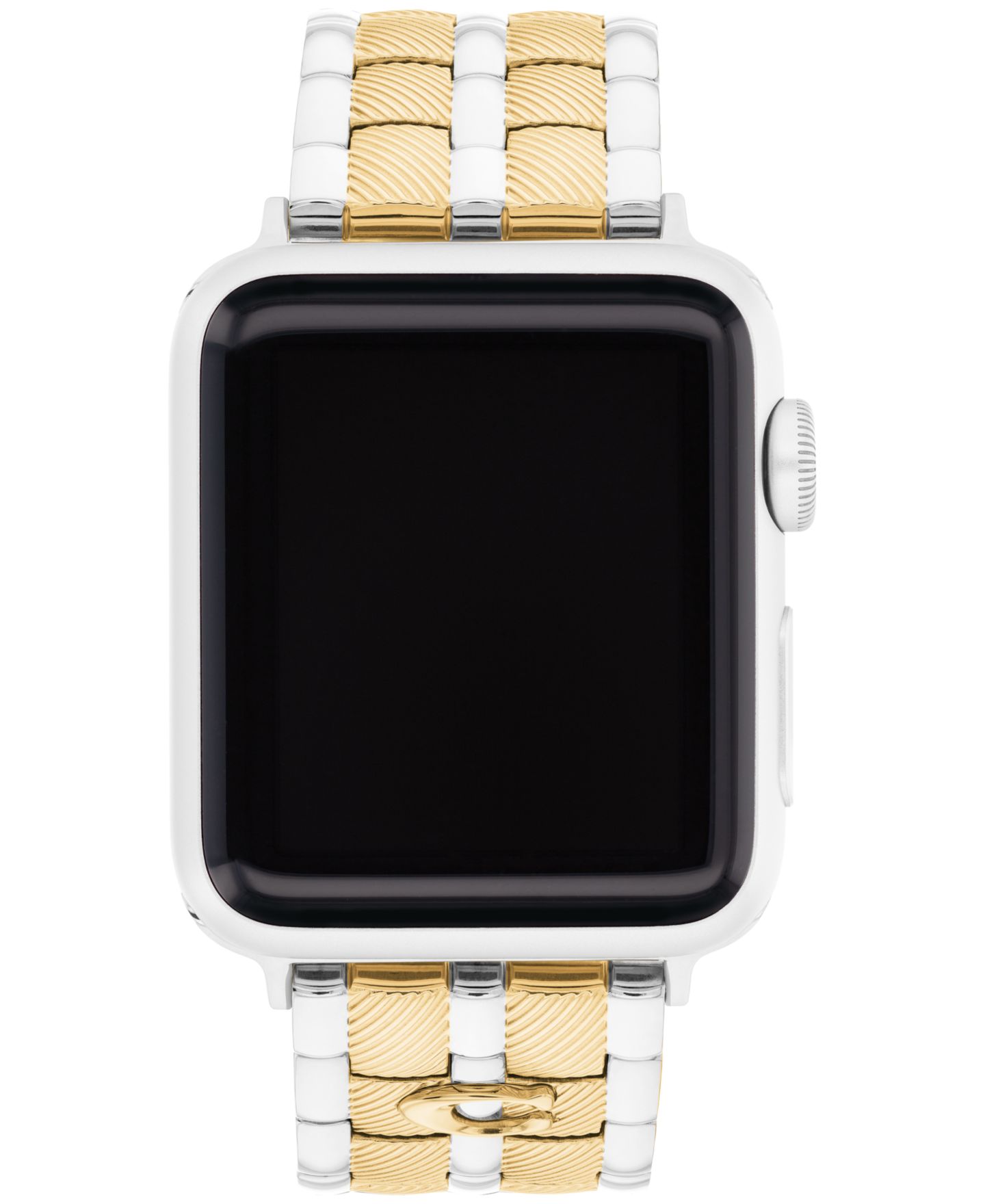 Женские ремешки для часов COACH Stainless Steel Bracelet Smart Apple Watch 38mm — фото 1