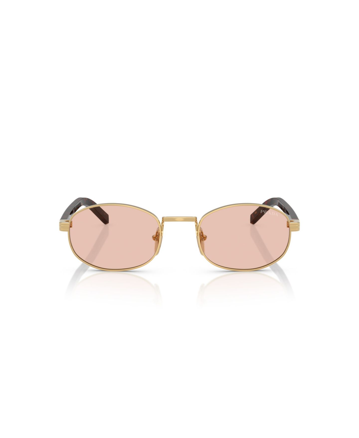 Женские солнцезащитные очки PRADA Sunglasses, PR B53S, цвет: Золотой — фото 7