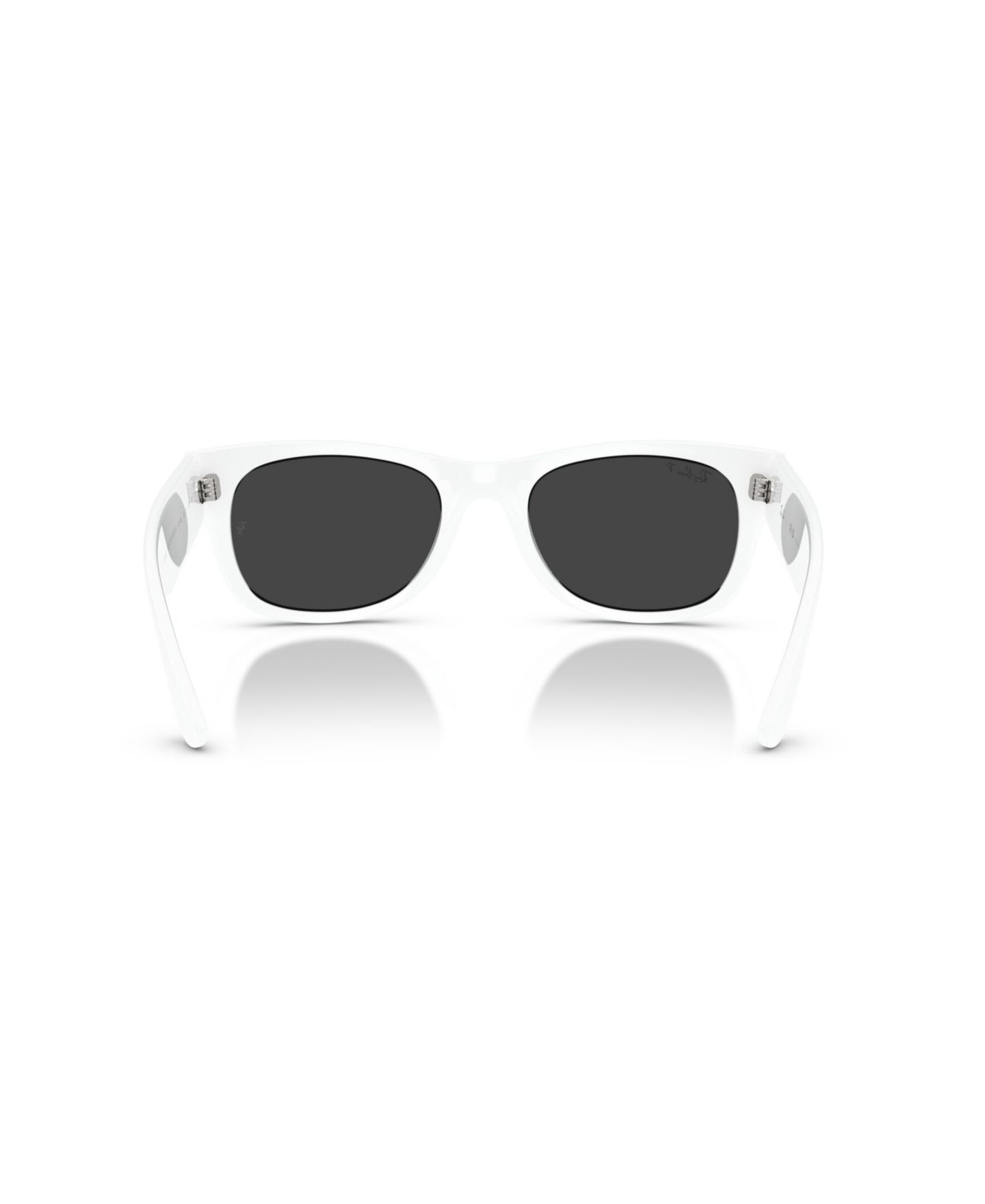 Поляризационные солнцезащитные очки Ray-Ban Mega Wayfarer II RB0832S унисекс, цвет: Чёрный — фото 11