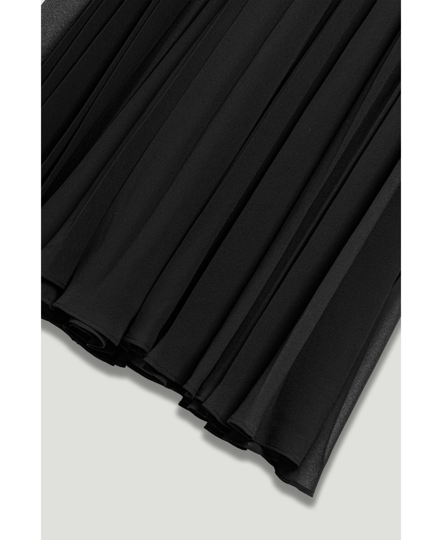 Women's High-Rise Pleated Chiffon Wide-Leg Pants