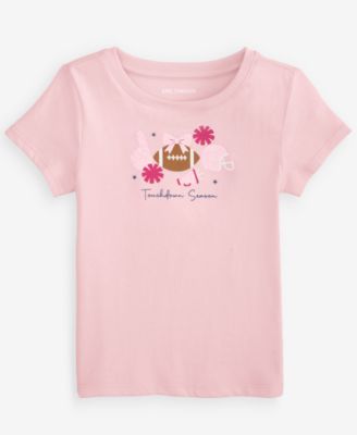 Toddler Girls' 12M-5T Short-Sleeve Touchdown Season Football T-Shirt