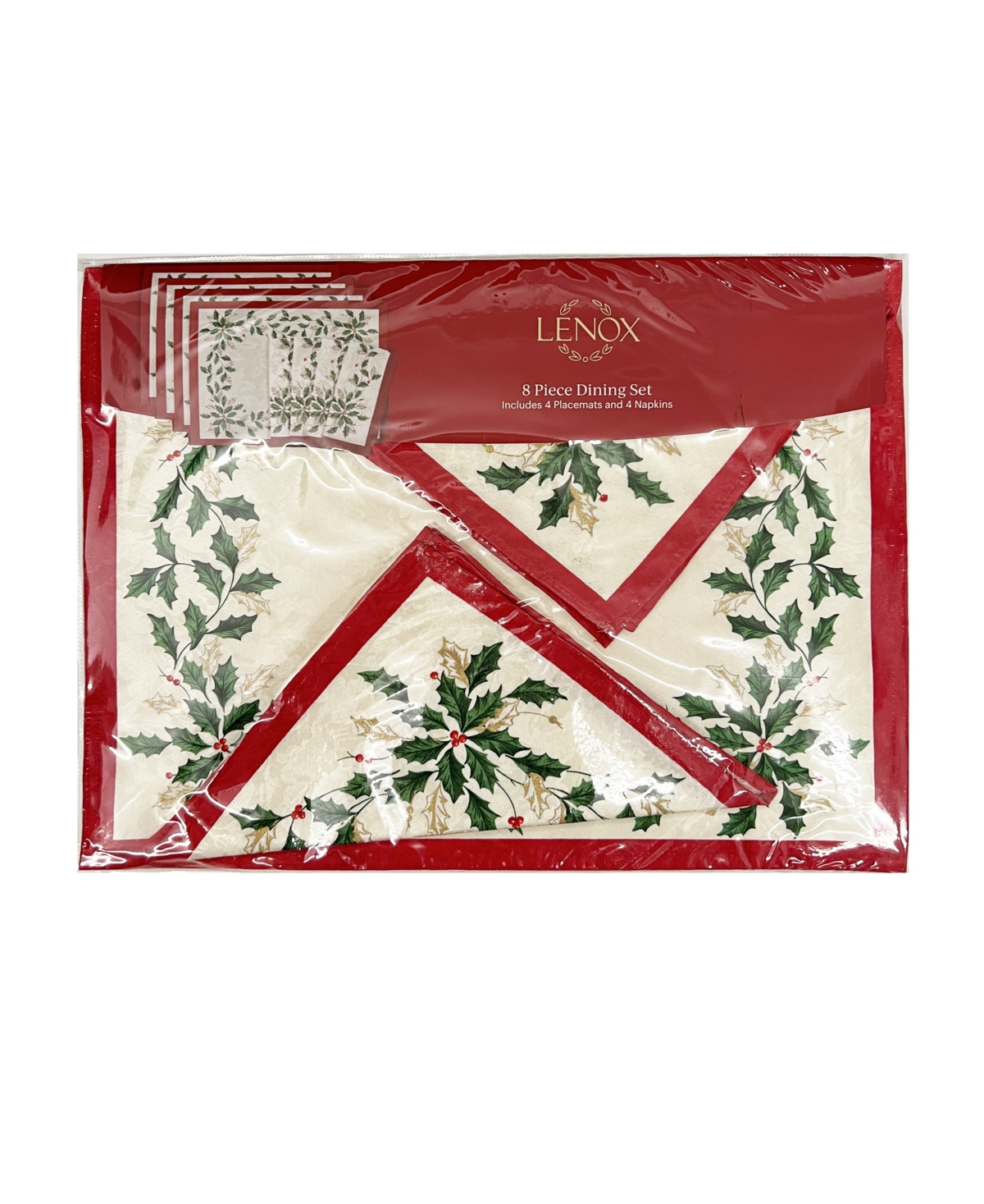 Lenox Holiday 8-Piece Placemat & Napkin Value Set