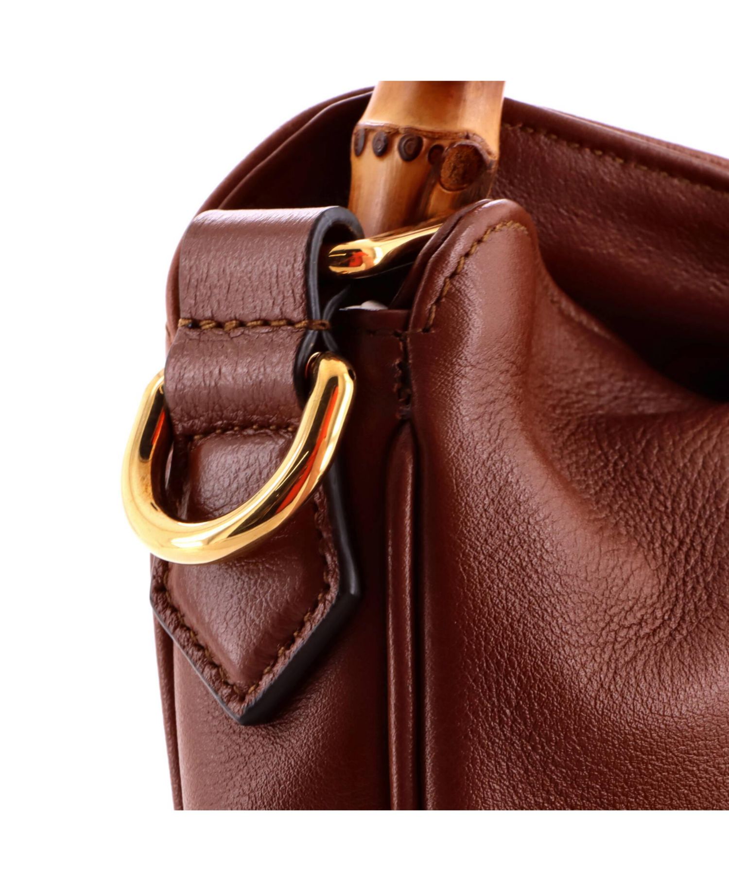 Small Diana NM Bamboo Shoulder Bag Leather