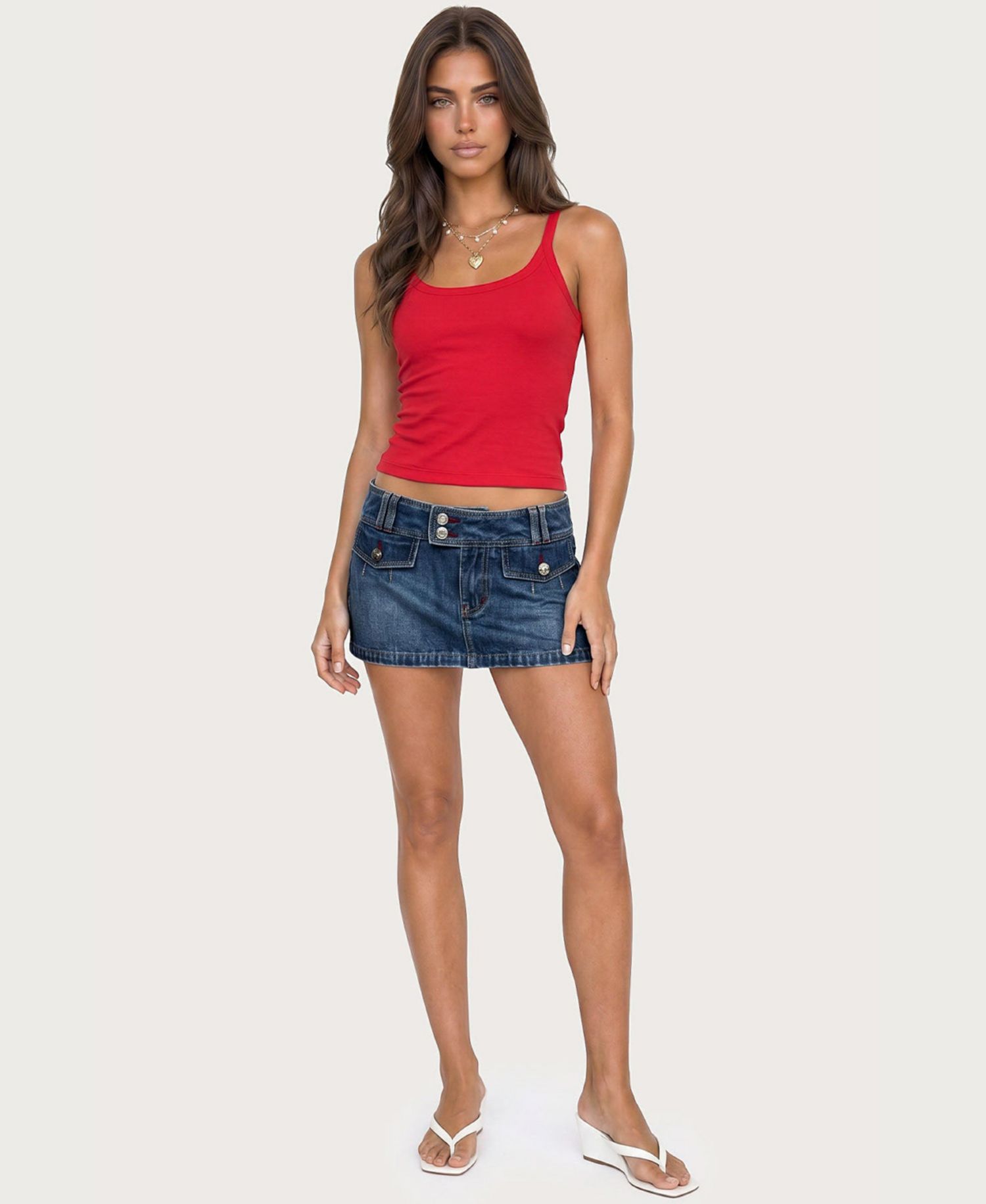 Women's Rae Denim Mini Skort