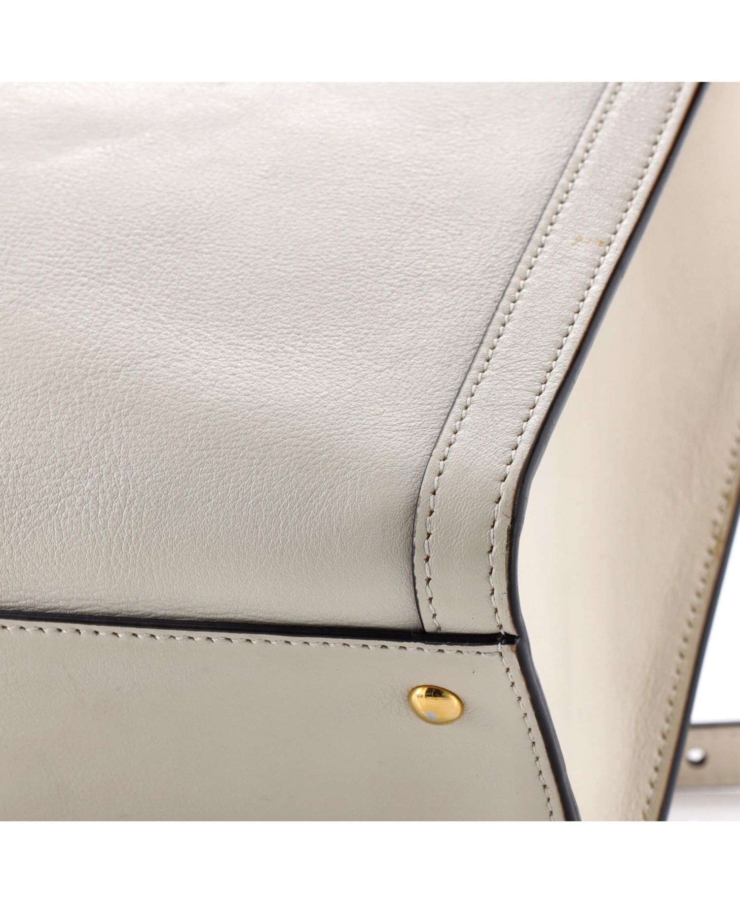 Small Diana NM Bamboo Handle Tote Leather
