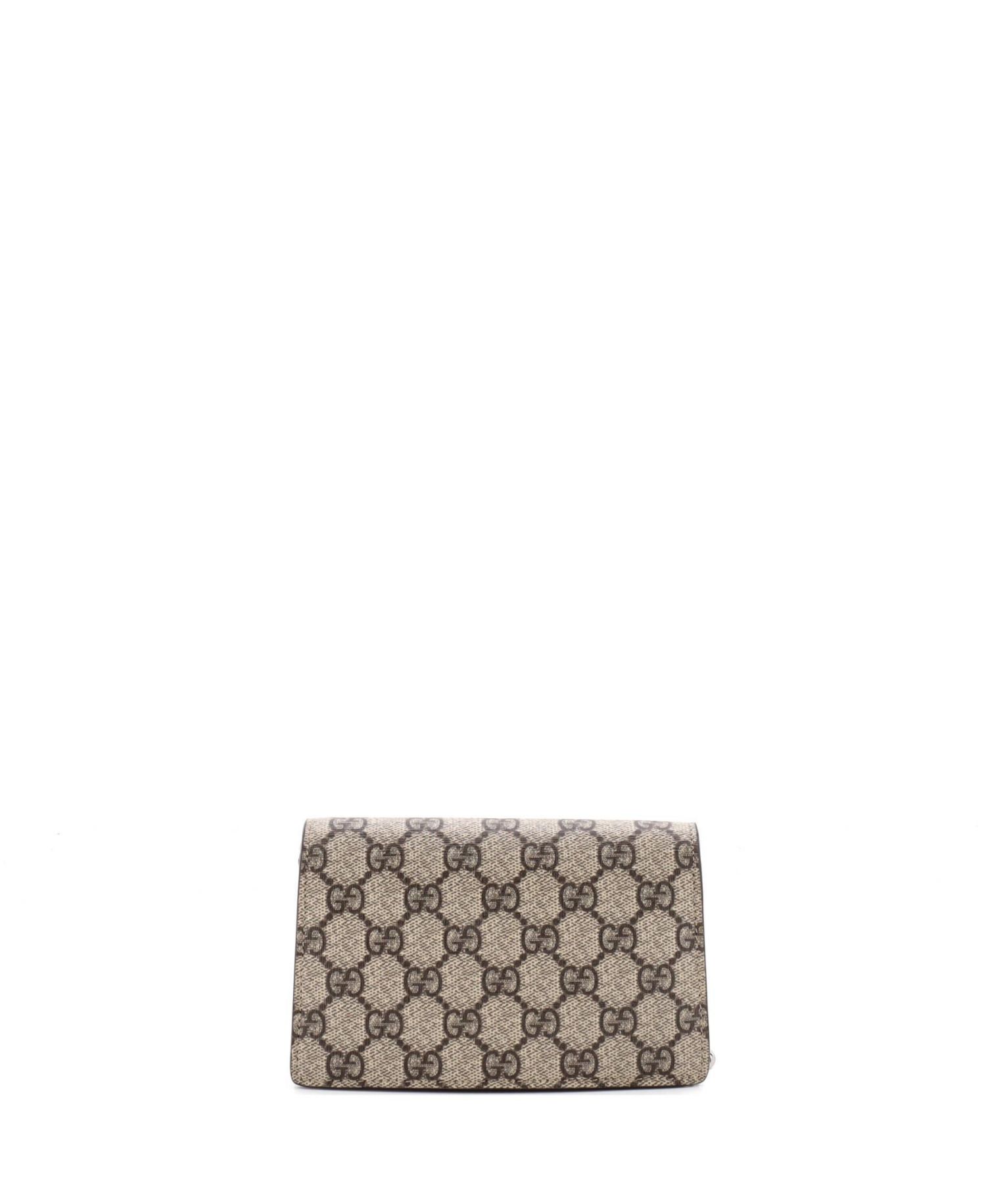 Super Mini Dionysus GG Coated Canvas Crossbody Bag