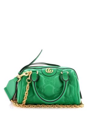 Mini Ophidia Convertible Boston Top Handle Bag GG Matelasse Leather