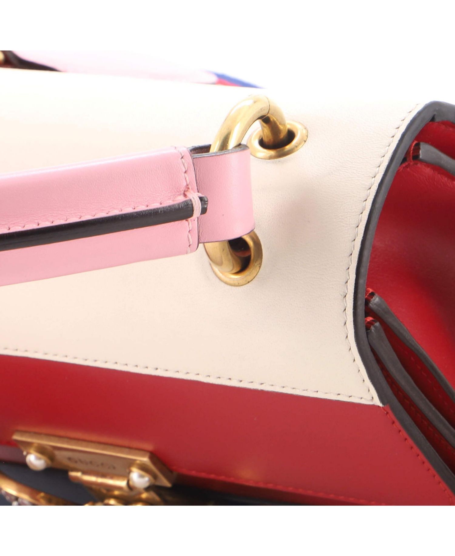 Queen Margaret Colorblock Top-Handle Small Bag