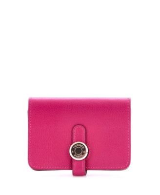 Pre-Owned HERMES Pre-Owned Hermes Dogon Card Holder Evercolor