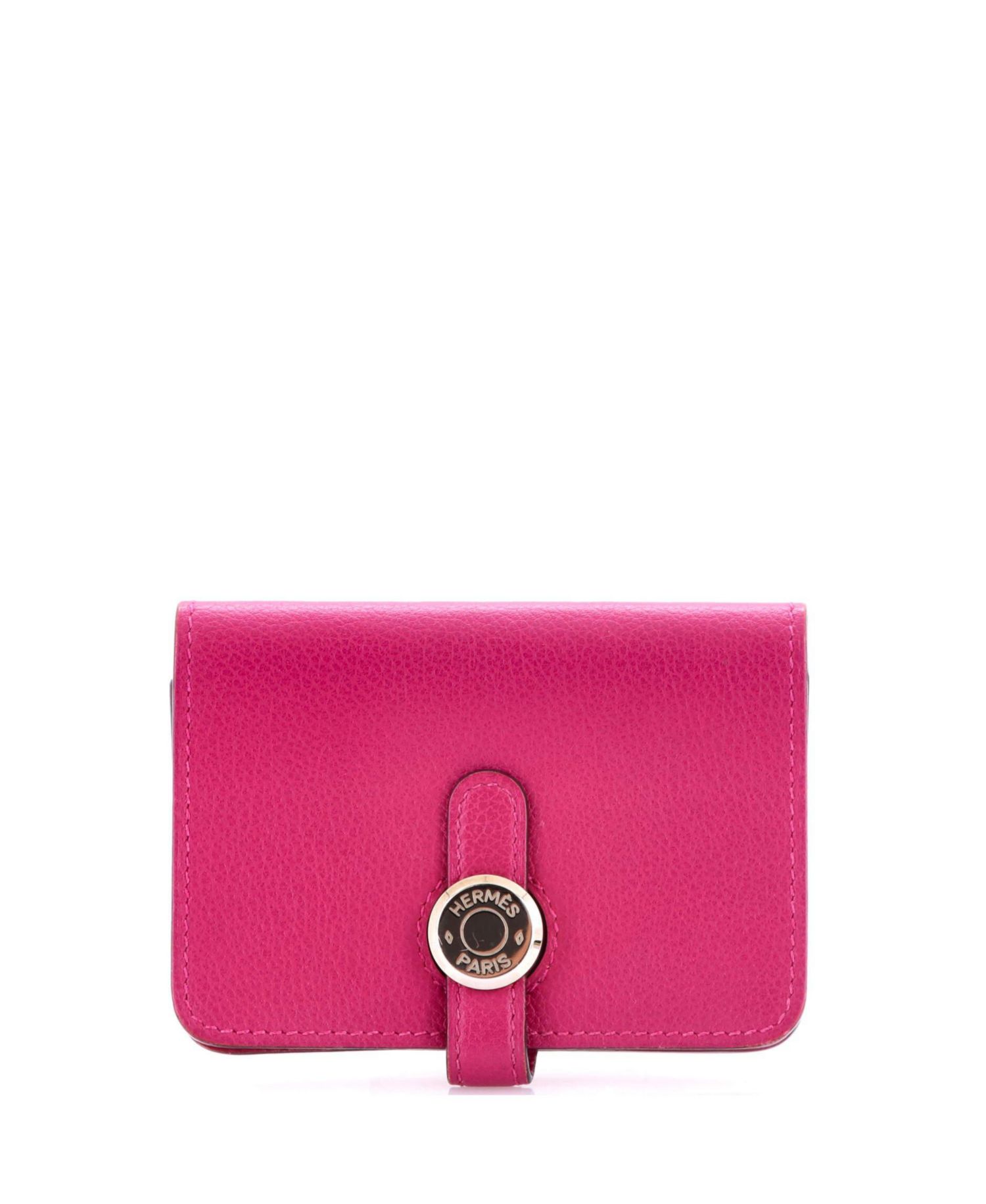 Pre-Owned HERMES Pre-Owned Hermes Dogon Card Holder Evercolor