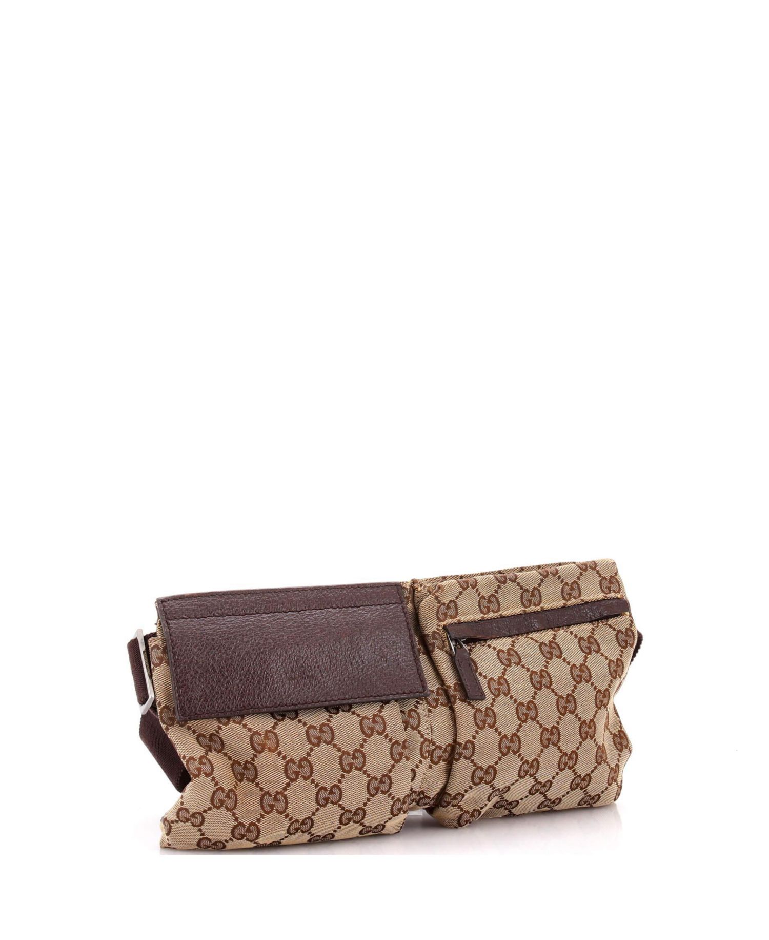 Vintage Double GG Canvas Belt Bag