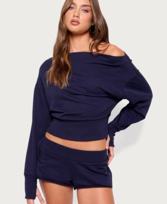 Women's Hennie Off Shoulder Sweatshirt