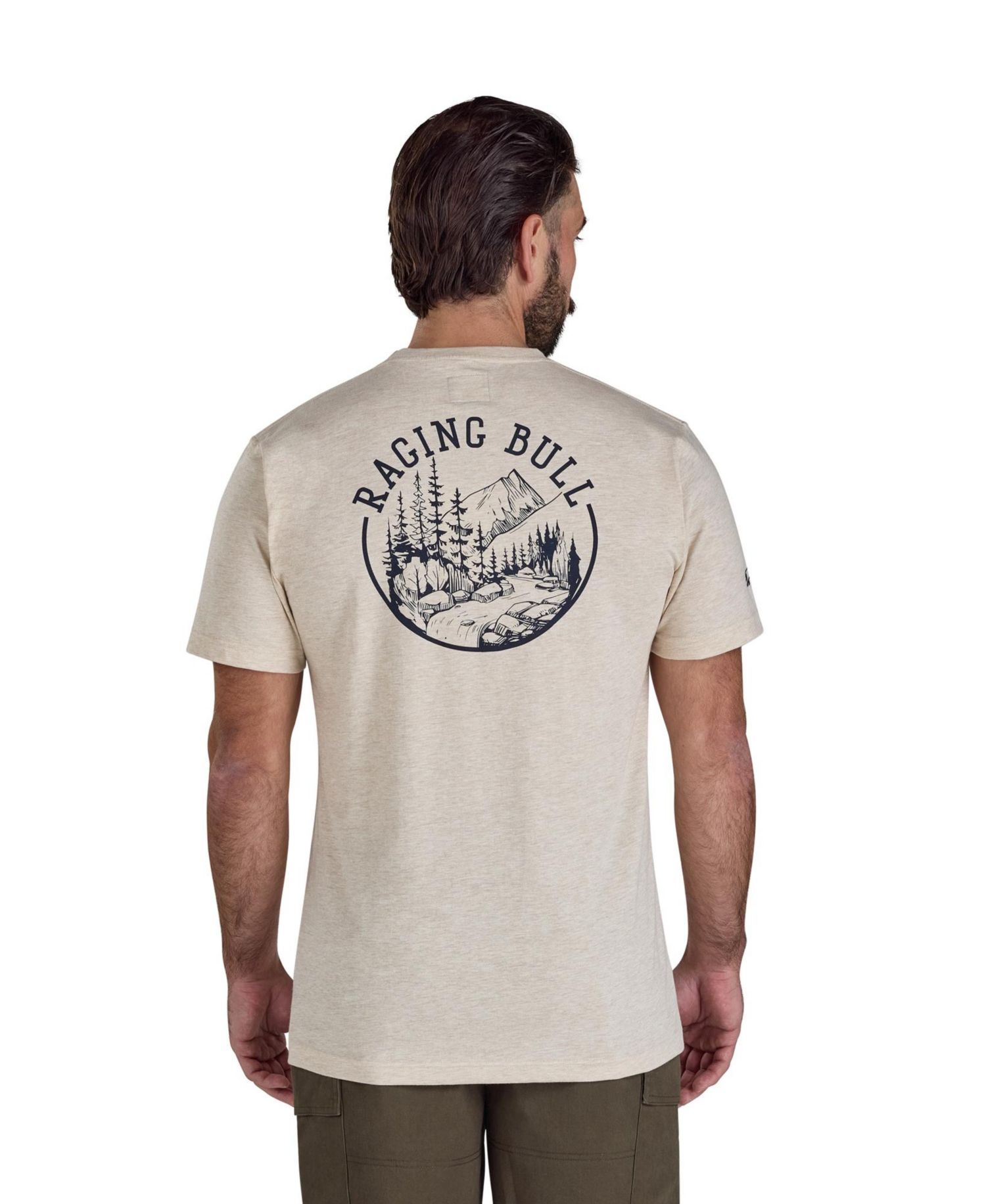 Men's Mountains Printed Graphic Regular-Fit T-Shirt