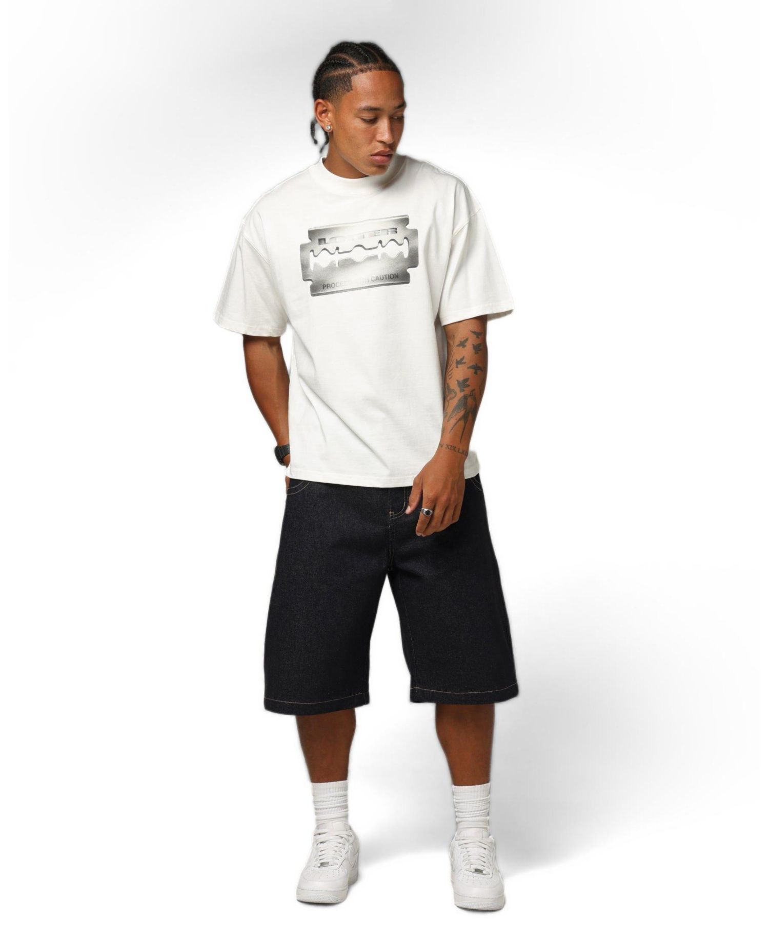 Men's Blade Graphic Oversized T-Shirt