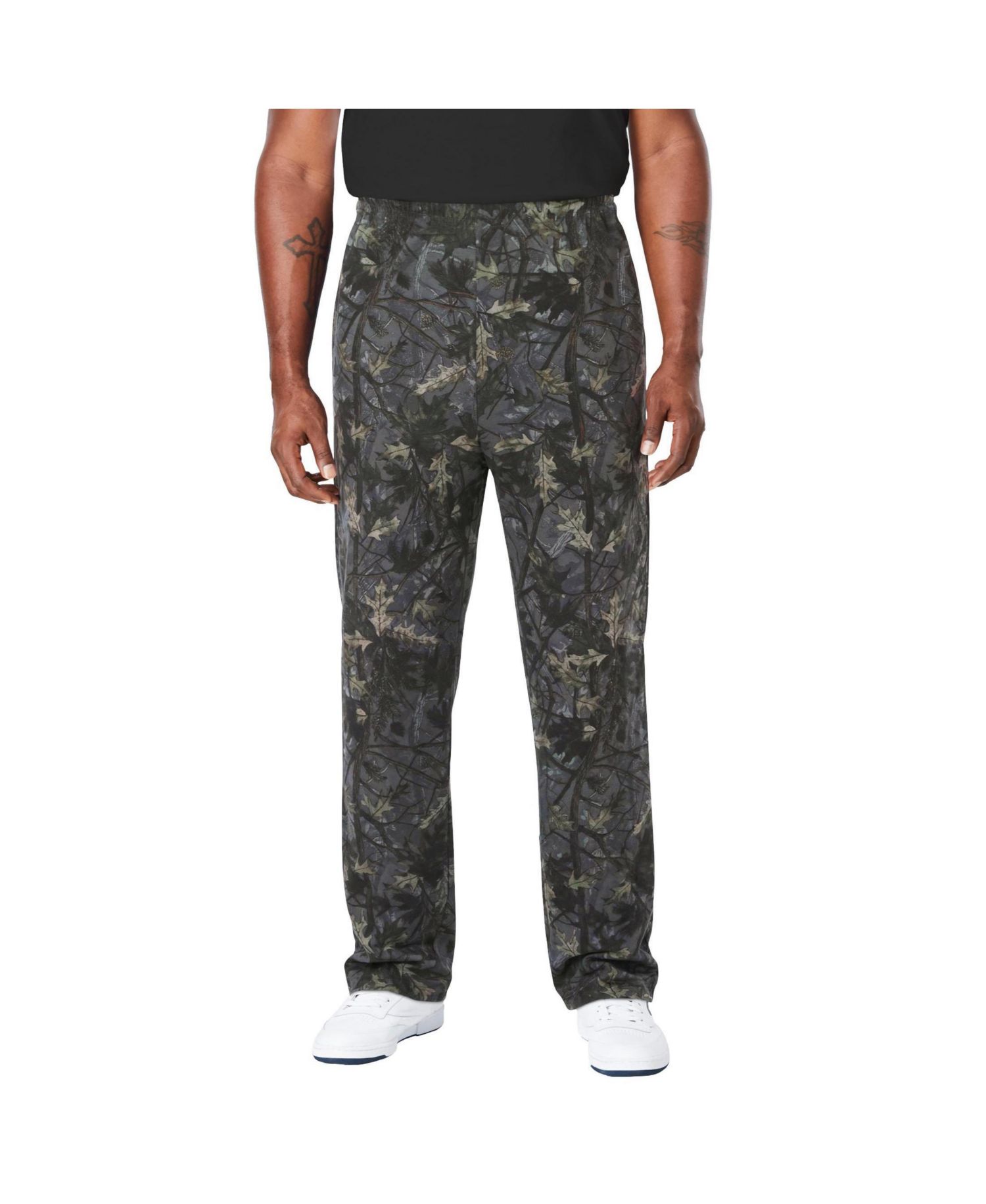 Men's Lightweight Open-Bottom Cotton Sweatpants