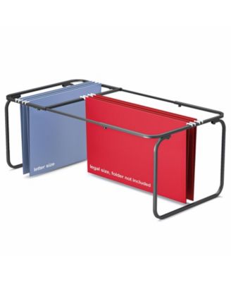Adjustable Hanging File Folder Frame Heavy Duty Steel Organizer