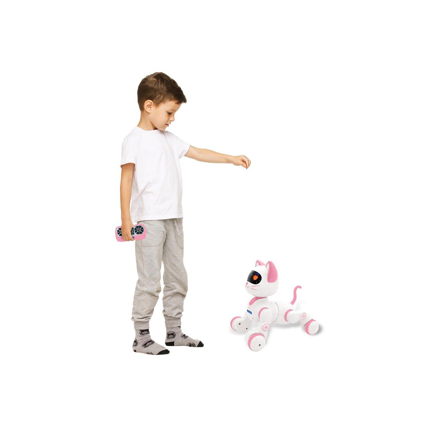 Детская игрушка Lexibook Power Kitty Jr. Remote Control Cat Interactive Stem Programmable Rechargeable KIT01 — фото 6