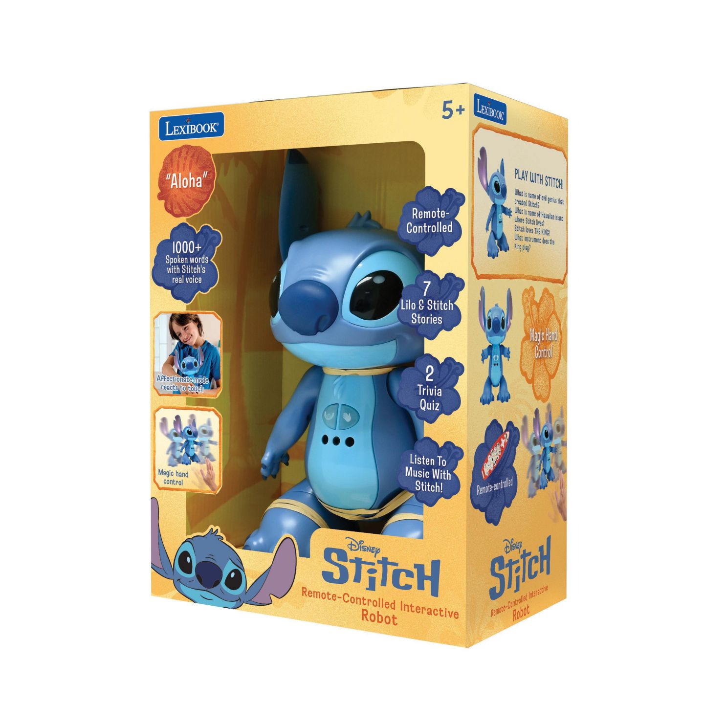 Детская игрушка Disney Stitch Remote-Controlled Interactive Programmable Robot — фото 8