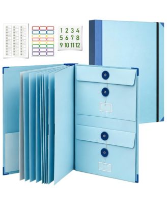 All In One Family Document Organizer With Labeled Tabs Pockets For Home Filing Emergency Preparedness