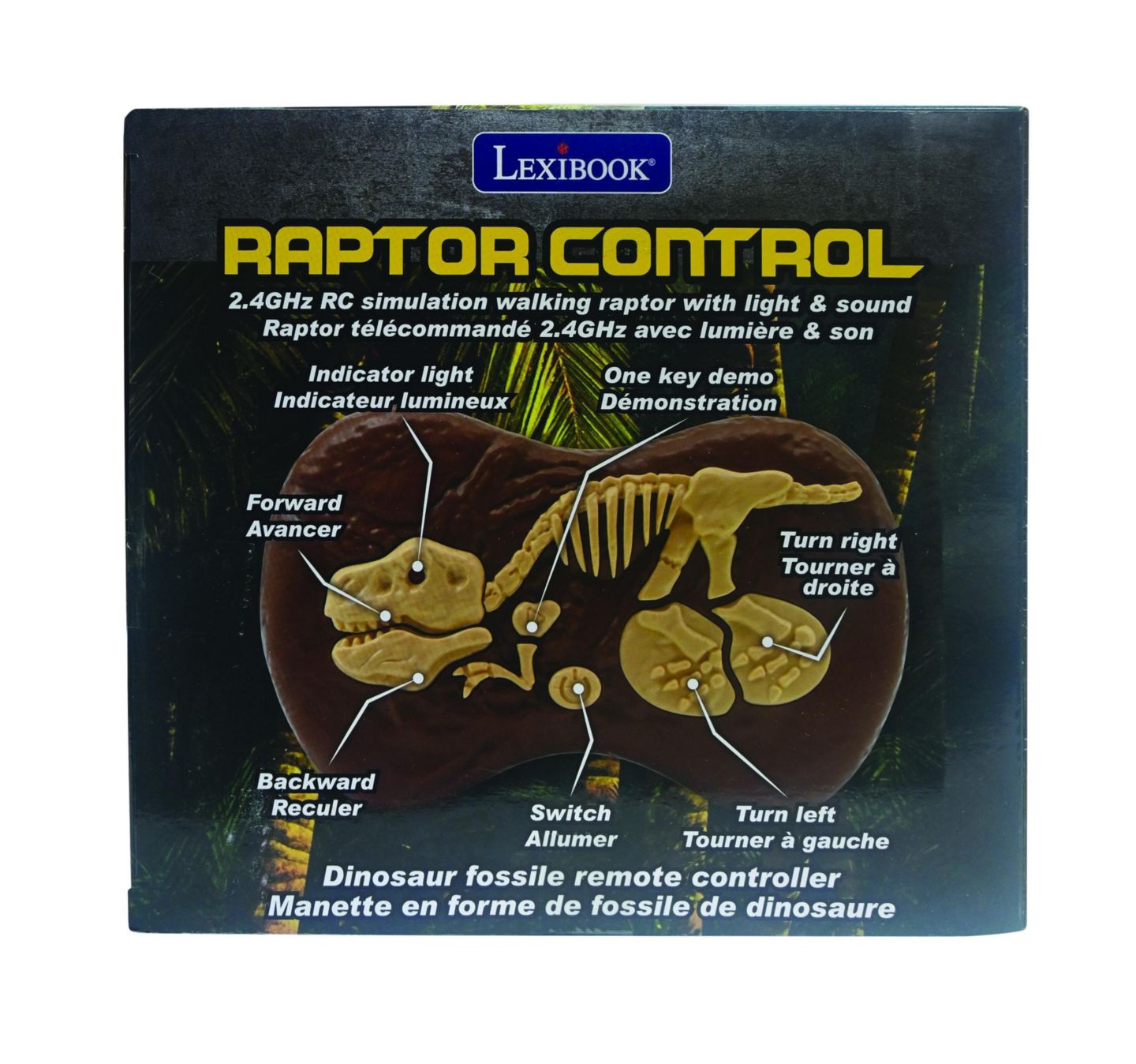 Детская игрушка Lexibook Rechargeable Light and Sound Effect Remote-Controlled Raptor Toy — фото 6