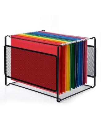 Mesh Hanging File Folder Organizer Space Saving Home Office Storage