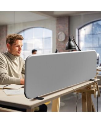 Portable Freestanding Desk Divider Privacy Screen for Office Classroom