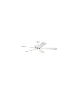 52" Kichler Basics Pro Designer White LED Ceiling Fan