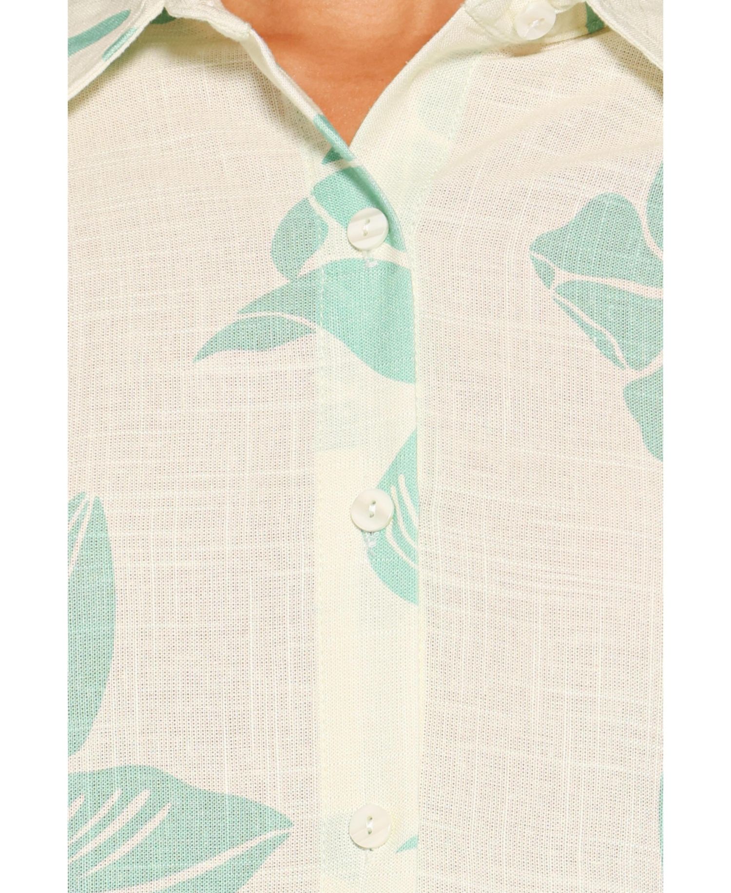 Women's Karmon Floral-Print Button-Down Mini Dress