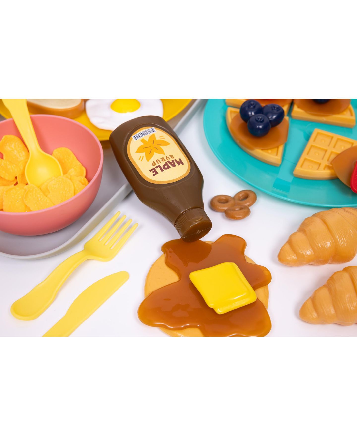 Детский игровой набор NurtureNature Breakfast Delights Imaginative Minds 69-Piece Playset, от 3 лет, цвет: Open Miscellaneous — фото 9