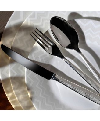Dessert Forks ZIG ZAG Set of 6, L 8.35" x W 2.64" x H 1.85"
