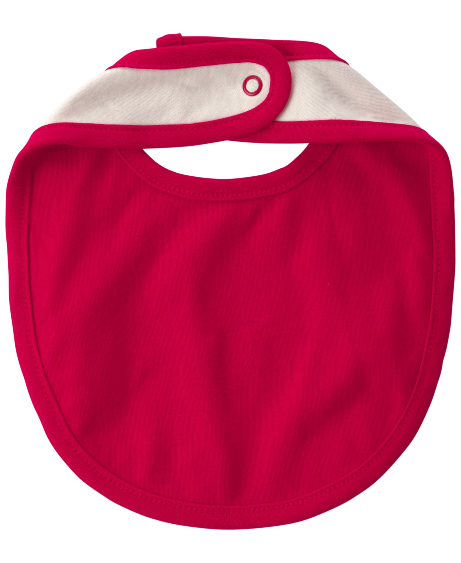 Baby Boys' or Baby Girls' First Christmas Interlock Cotton Bib