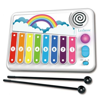 Xylo-Fun Light-Guiding 3-Piece Electronic Xylophone, Ages 3+
